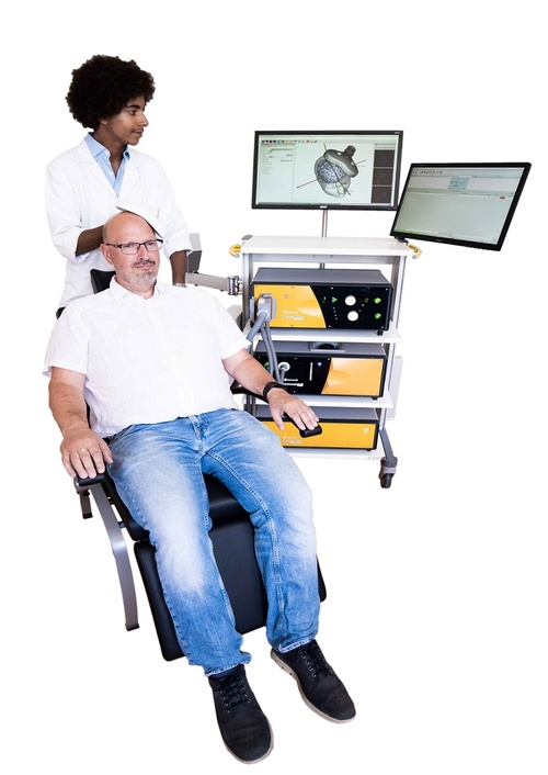 Comfortable rTMS treatment chair