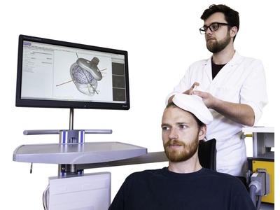 Navigated rTMS treatment